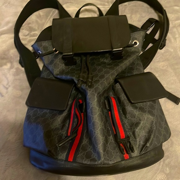 Gucci leather supreme backpack - Picture 1 of 4